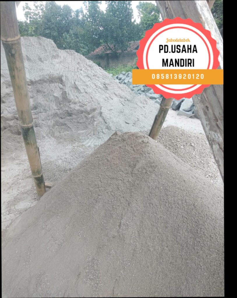 Pasir saring halus dan bersih untuk bahan bangunan dari PD Usaha Mandiri