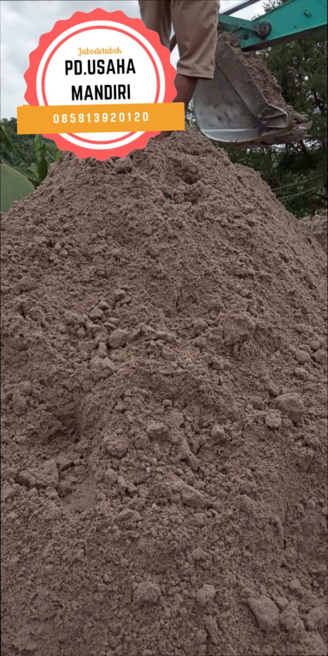 Pasir urug murah untuk urugan lahan dan pondasi dengan pengiriman cepat ke seluruh Jabodetabek